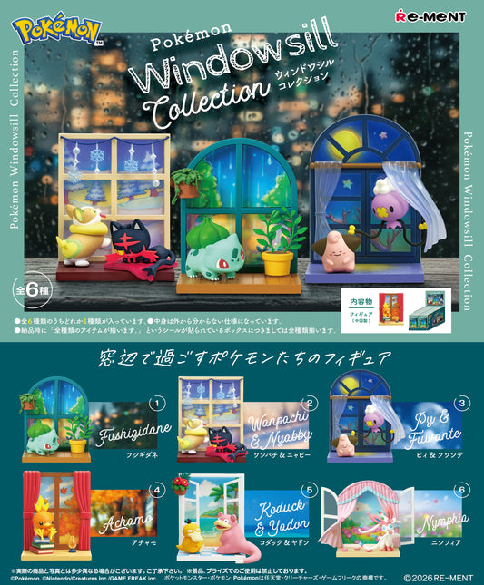 PRE ORDER – POKEMON WINDOWSILL COLLECTION (SET OF 6)