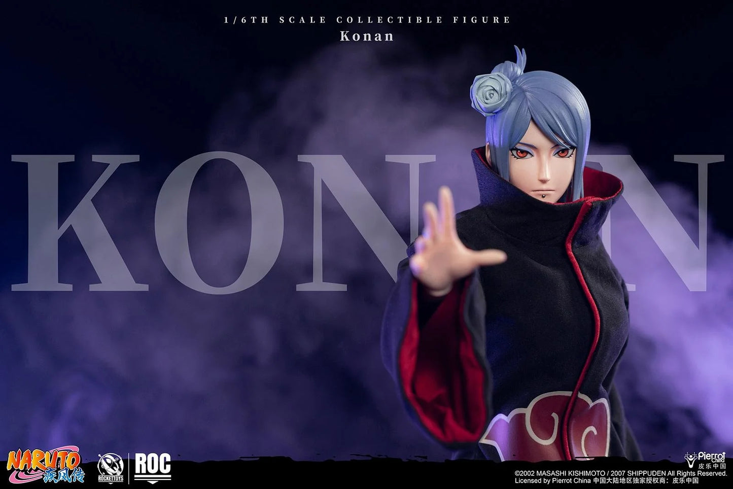 PRE ORDER – ROCKETTOYS ROC-023 1/6 NARUTO SHIPPUDEN KONAN