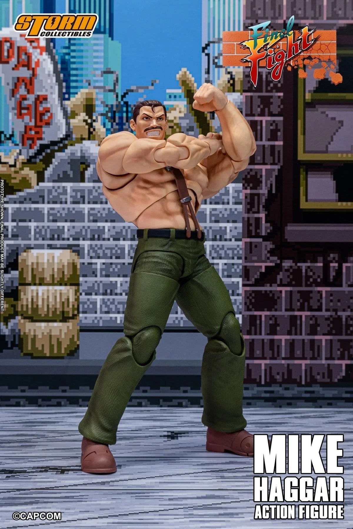 PRE ORDER – STORM COLLECTIBLES - CAFF01 - 1/12 MIKE HAGGAR - FINAL FIGHT