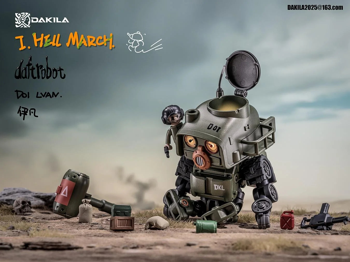 PRE ORDER – DAKILA D01 DAFTBOTS SERIES LVAN