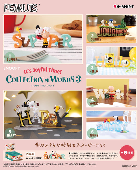 PRE ORDER – SNOOPY COLLECTION OF WORDS 3 (BOX OF 6)