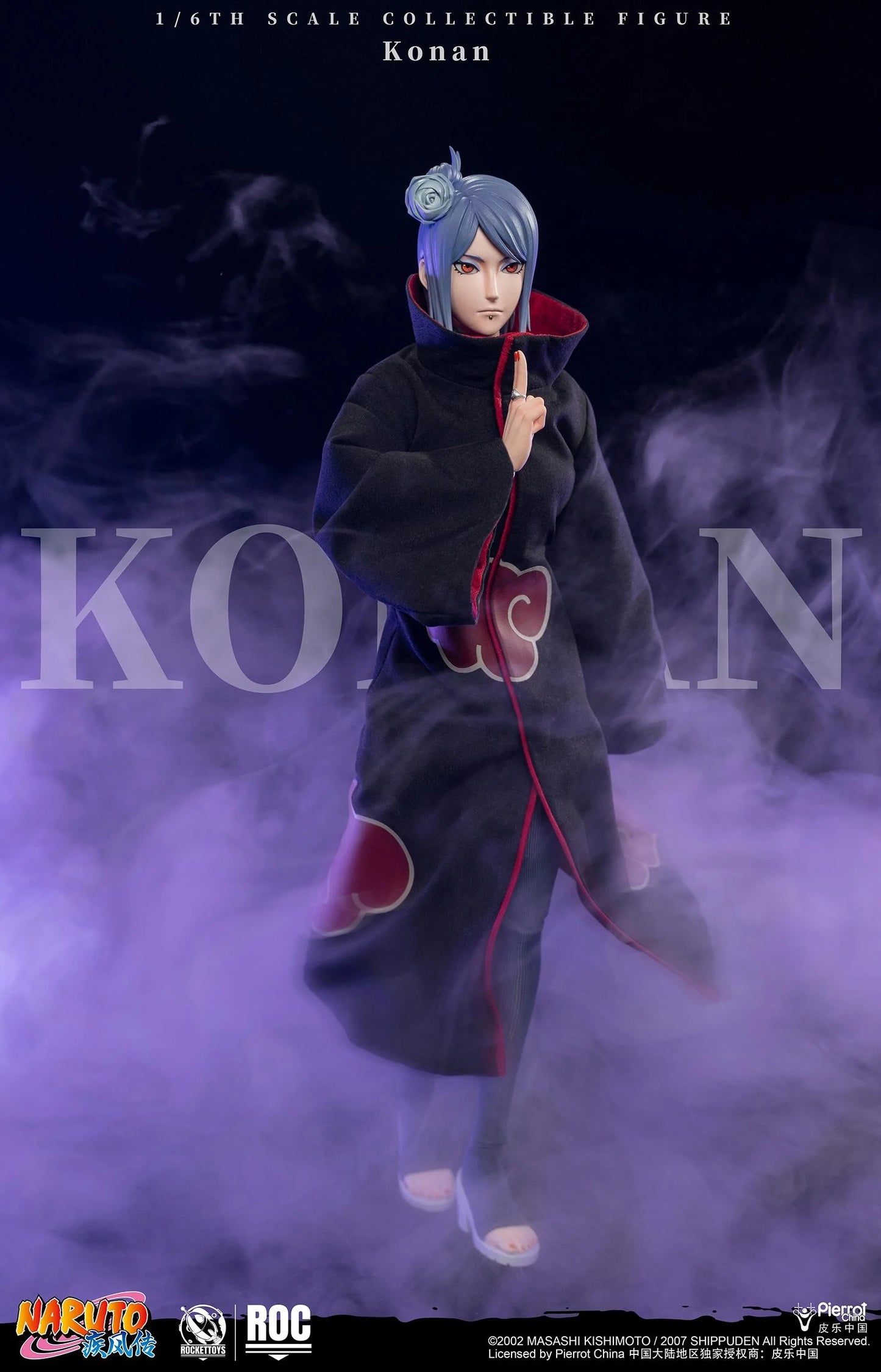 PRE ORDER – ROCKETTOYS ROC-023 1/6 NARUTO SHIPPUDEN KONAN