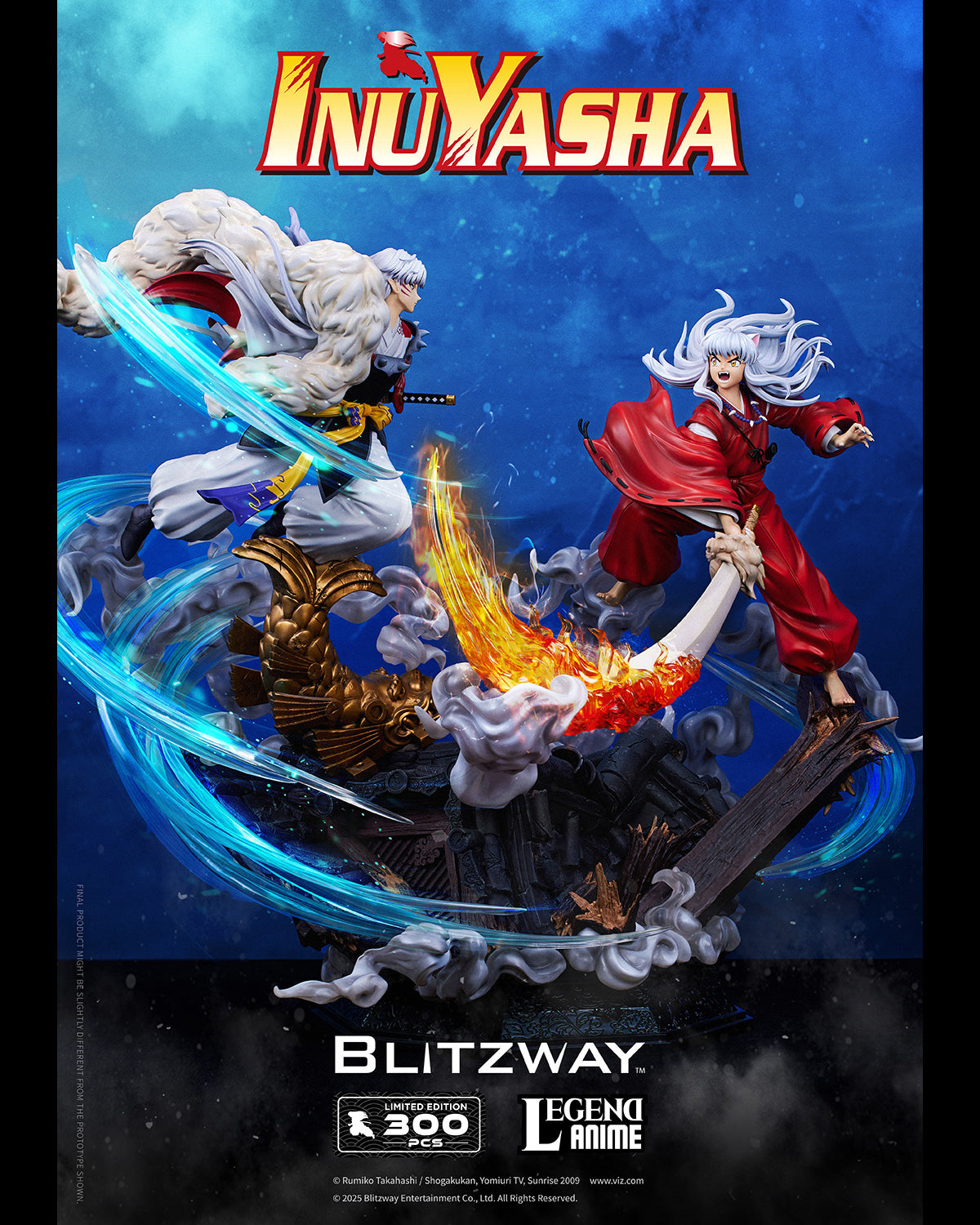 PRE ORDER – 1/6 ANIME STATUE INUYASHA VS SESSHOMARU (BW-LA-70601)