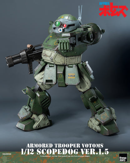 PRE ORDER – 1/12 ARMORED TROOPER VOTOMS SCOPEDOG VER.1.5 3Z1019