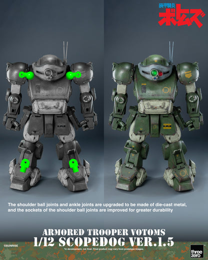 PRE ORDER – 1/12 ARMORED TROOPER VOTOMS SCOPEDOG VER.1.5 3Z1019