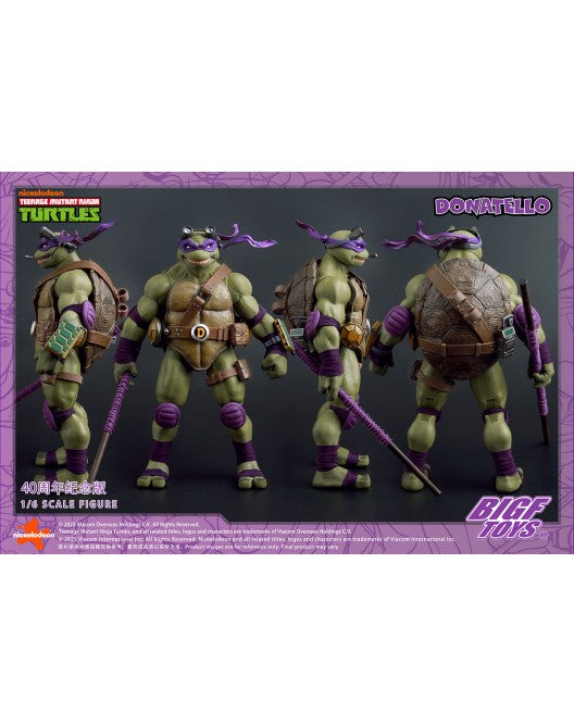PRE ORDER – 1/6 TMNT DONATELLO 40TH ANNIVERSARY EDITION ACTION FIGURE BIGF-003