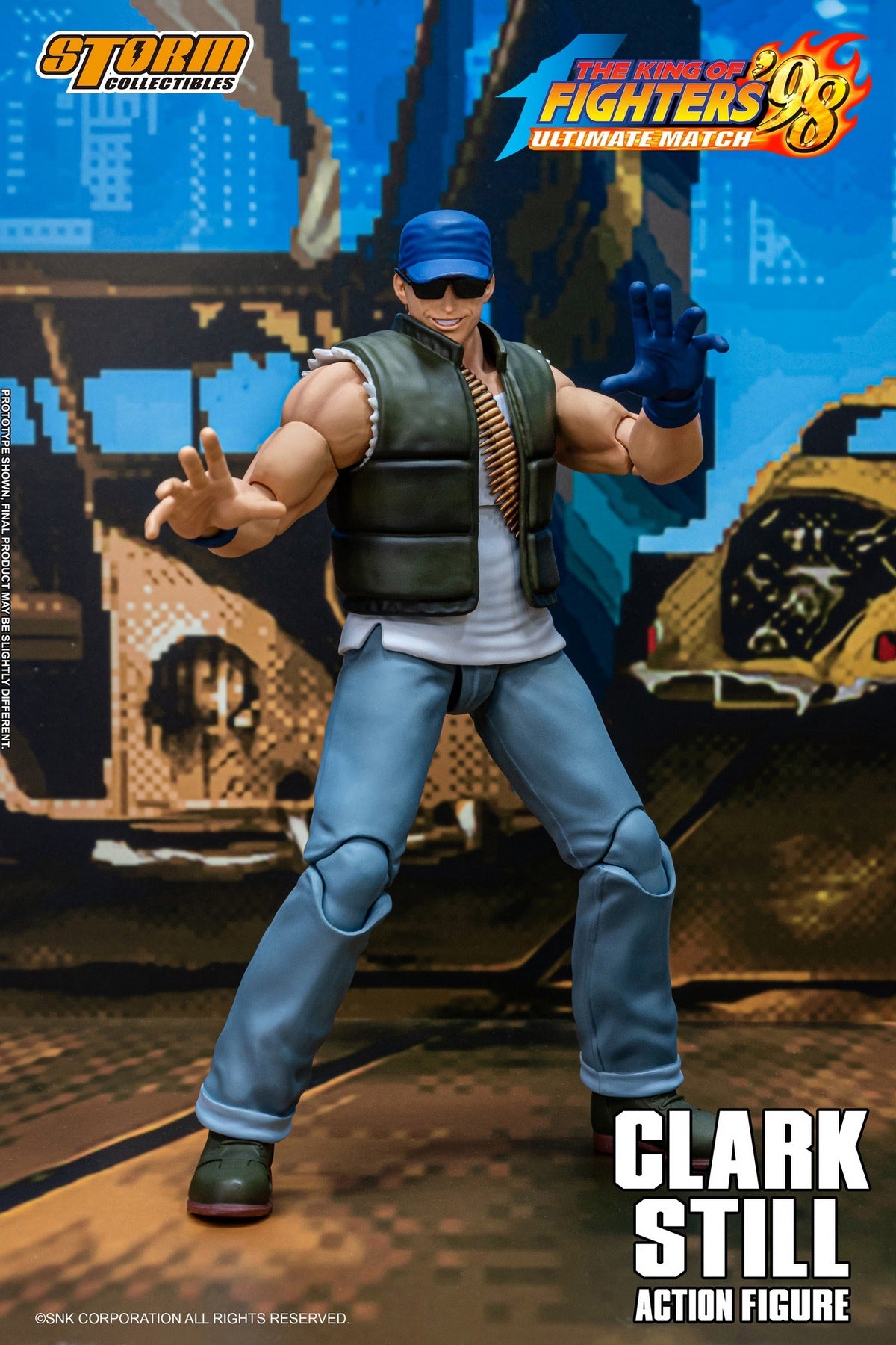 PRE ORDER – STORM COLLECTIBLES KOF THE KING OF FIGHTERS ’98 UM CLARK STILL SKKF17