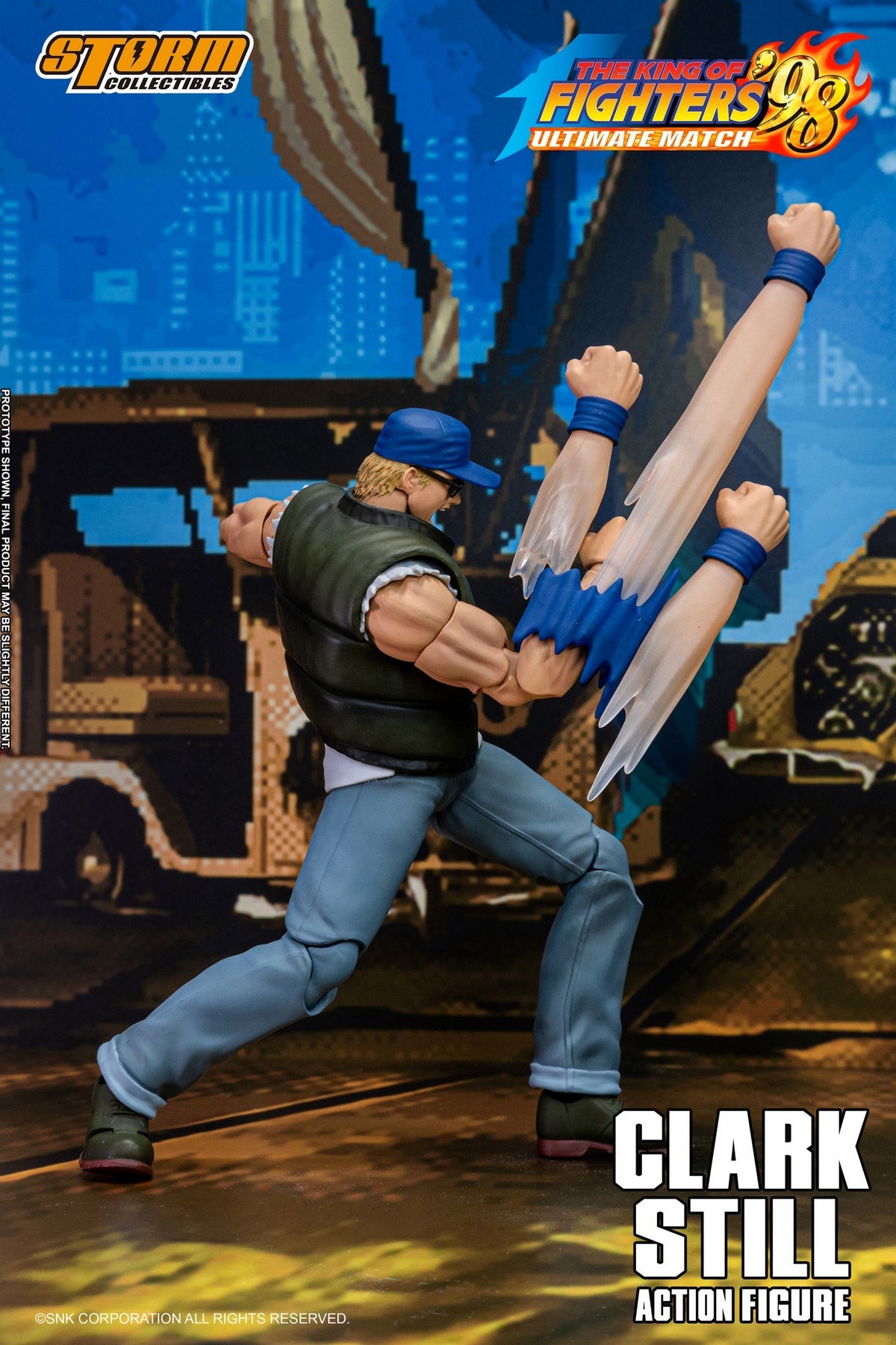 PRE ORDER – STORM COLLECTIBLES KOF THE KING OF FIGHTERS ’98 UM CLARK STILL SKKF17