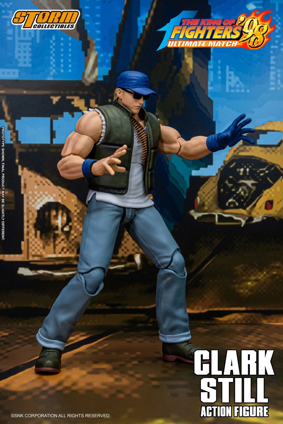 PRE ORDER – STORM COLLECTIBLES KOF THE KING OF FIGHTERS ’98 UM CLARK STILL SKKF17