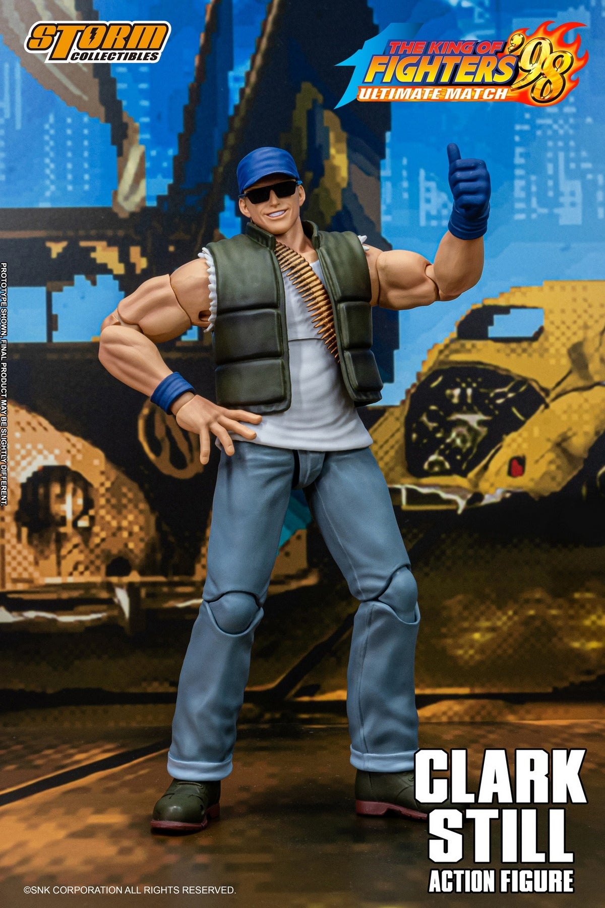PRE ORDER – STORM COLLECTIBLES KOF THE KING OF FIGHTERS ’98 UM CLARK STILL SKKF17