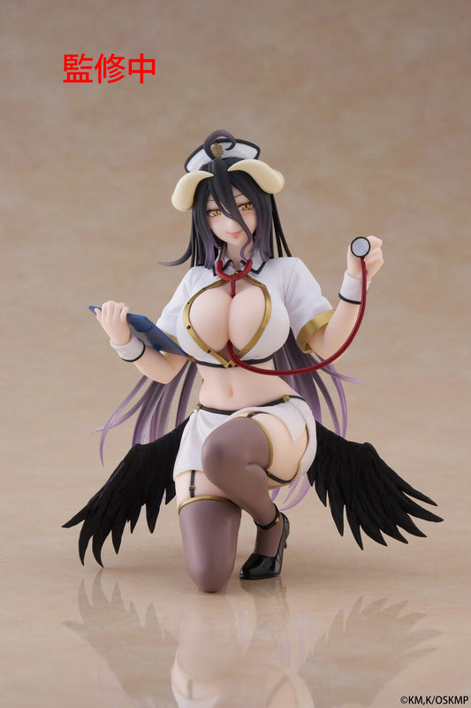 PRE ORDER – OVERLORD DESKTOP CUTE FIGURE - ALBEDO (NURSE VER.)