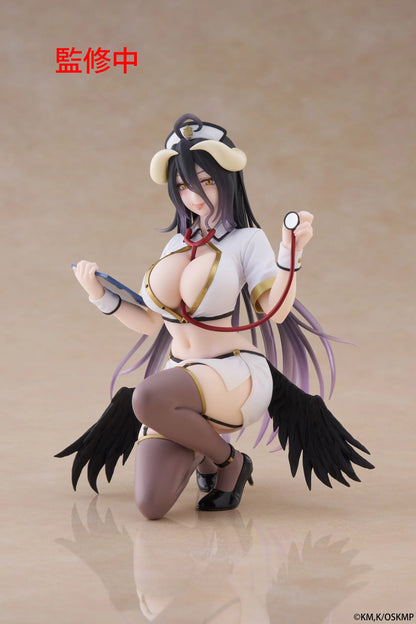PRE ORDER – OVERLORD DESKTOP CUTE FIGURE - ALBEDO (NURSE VER.)