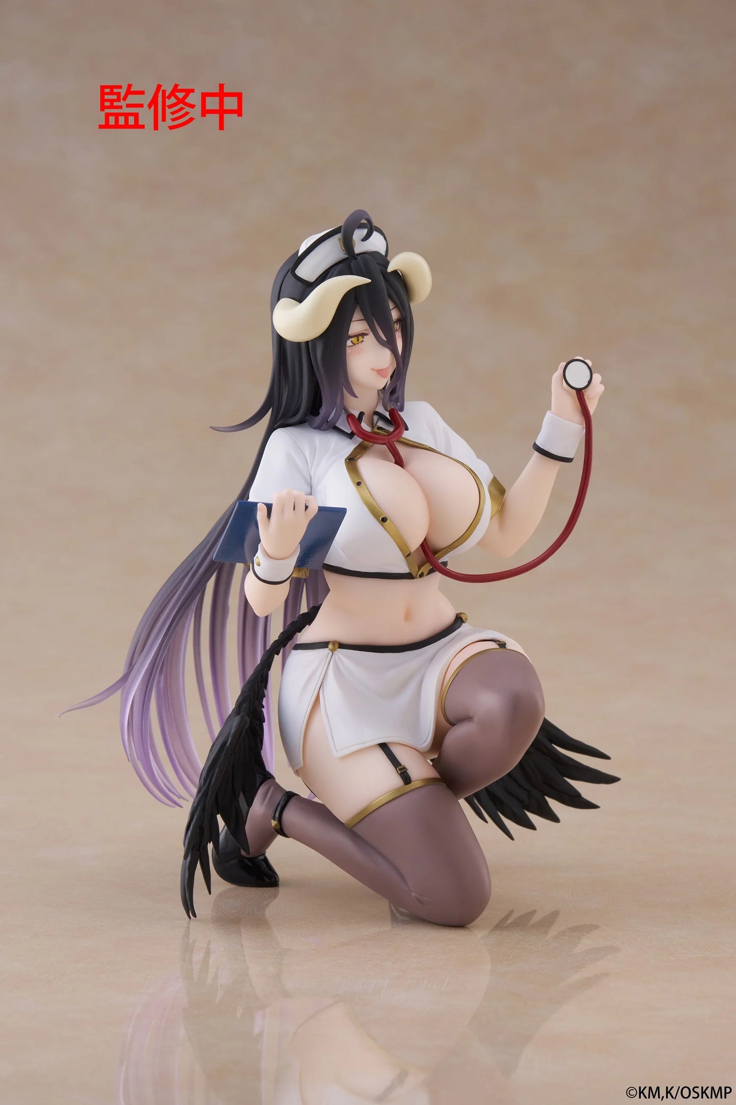 PRE ORDER – OVERLORD DESKTOP CUTE FIGURE - ALBEDO (NURSE VER.)
