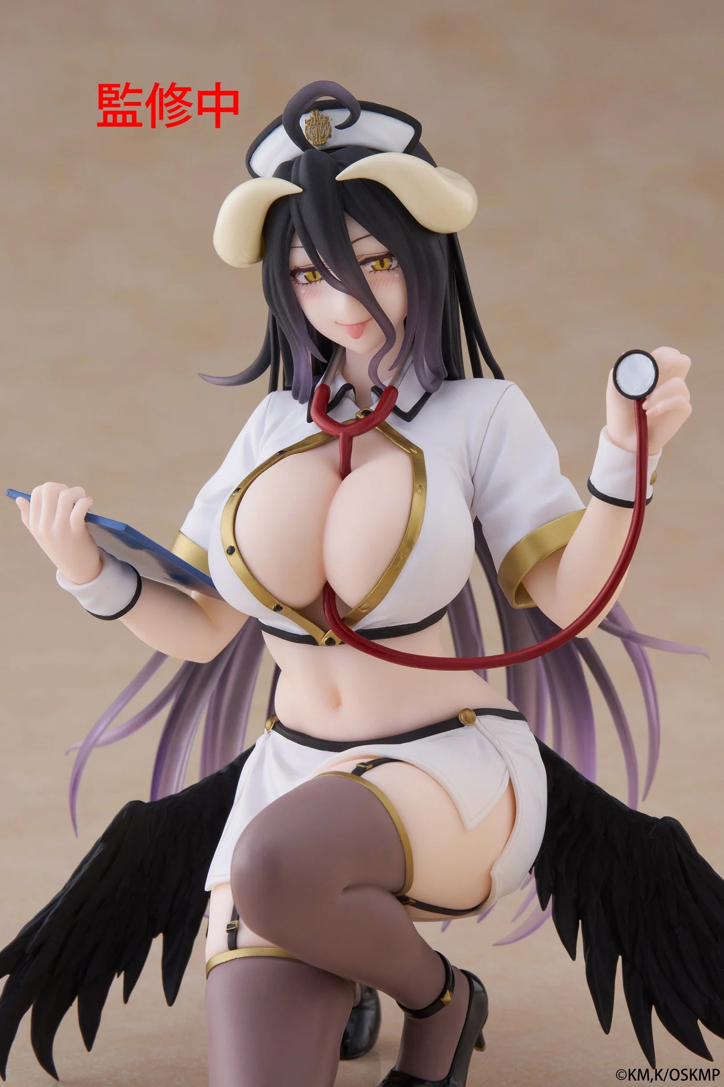 PRE ORDER – OVERLORD DESKTOP CUTE FIGURE - ALBEDO (NURSE VER.)