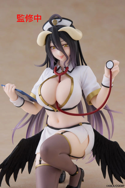 PRE ORDER – OVERLORD DESKTOP CUTE FIGURE - ALBEDO (NURSE VER.)