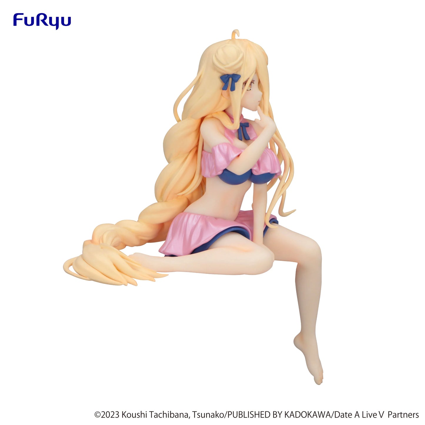 PRE ORDER – DATE A LIVE V NOODLE STOPPER FIGURE - MUKURO HOSHIMIYA SWIMSUIT PASTEL PINK COLOR VER.