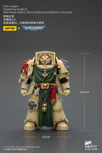 PRE ORDER – 1/18 DARK ANGELS: DEATHWING KNIGHT 2 WITH POWER SWORD, STORM SHIELD AND WATCHER IN THE DARK JT02496