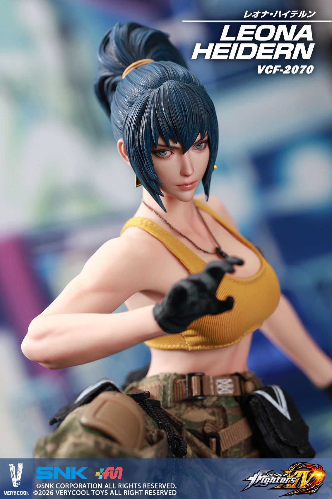 PRE ORDER – 1/6 THE KING OF FIGHTERS XIV LEONA HEIDERN SNK OFFICIALLY LICENSED ACTION FIGURE