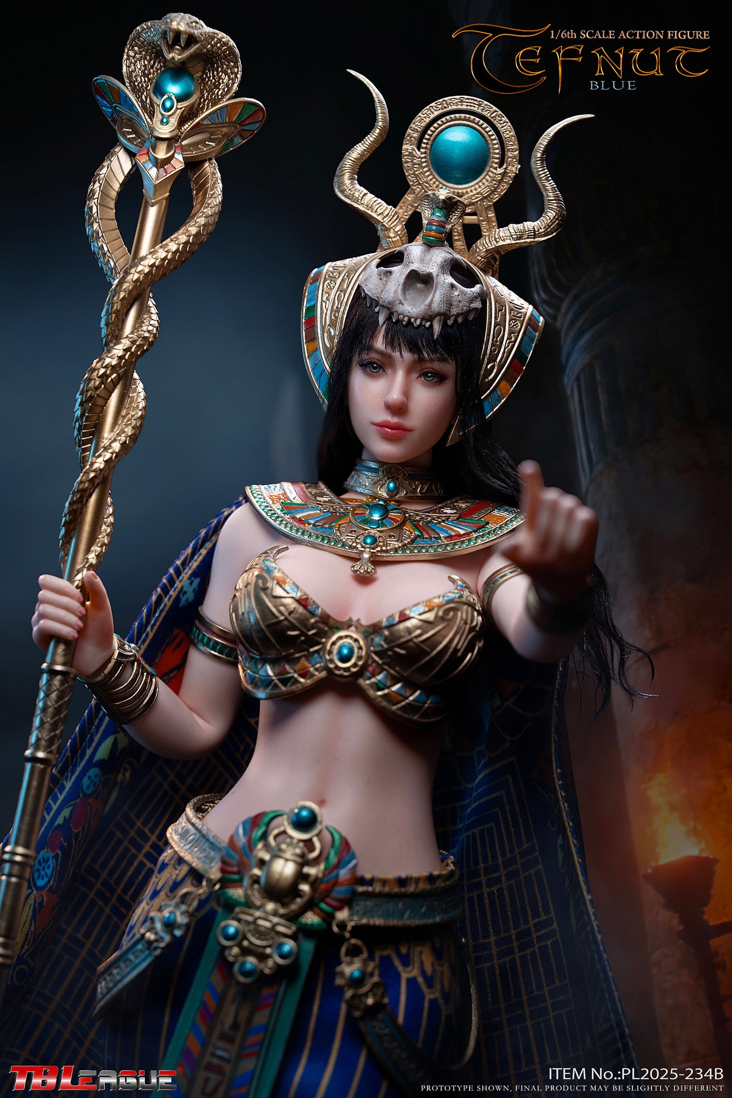 PRE ORDER – TBLEAGUE 1/6 EGYPTIAN GODS: TEFNUT (BLUE) PL2025-234B