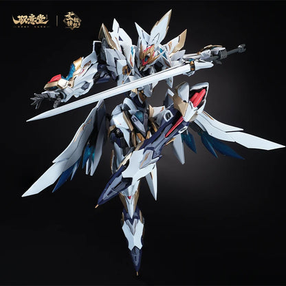 PRE ORDER – 1/100 SCALE EMP-02 + MC-02 PHONEIXE SET - HAO LING WHITE EMPEROR PHOENIX DEVINE ARMOR MODEL KIT