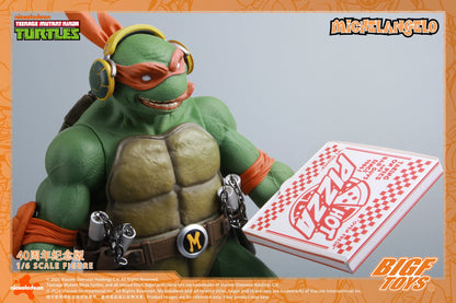 PRE ORDER – 1/6 TMNT MICHELANGELO 40TH ANNIVERSARY ACTION FIGURE BIGF-004