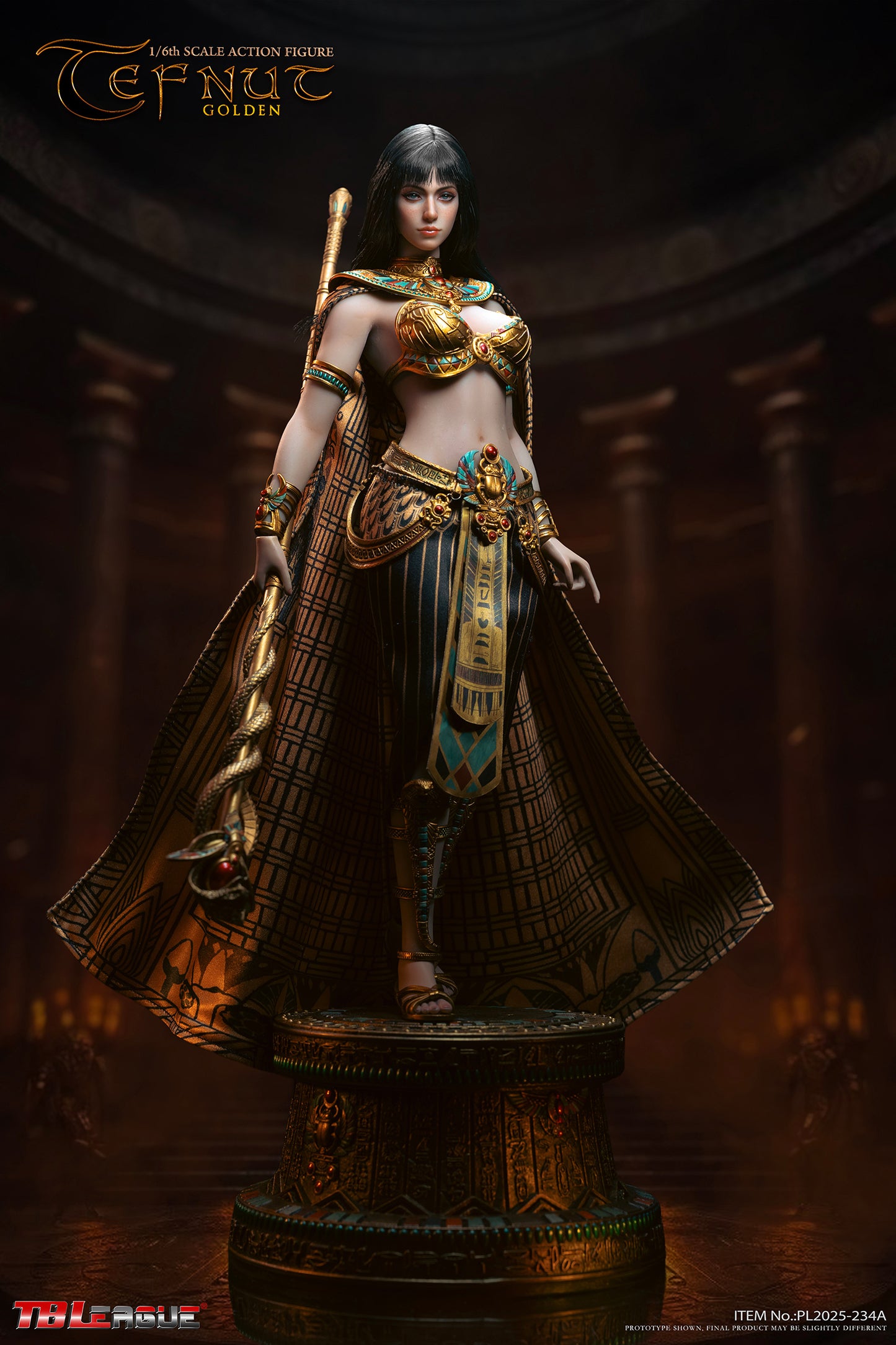 PRE ORDER – TBLEAGUE 1/6 EGYPTIAN GODS: TEFNUT (GOLDEN) PL2025-234A