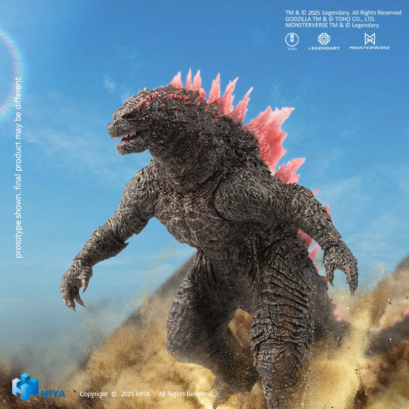 PRE ORDER – HIYA TOYS 18CM GODZILLA X KONG: THE NEW EMPIRE HEAT RAY GODZILLA EVOLVED