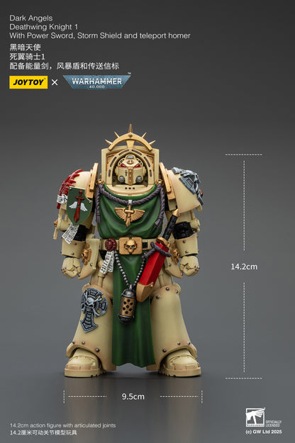 PRE ORDER – 1/18 DARK ANGELS: DEATHWING KNIGHT 1 WITH POWER SWORD, STORM SHIELD AND TELEPORT HOMER JT02489