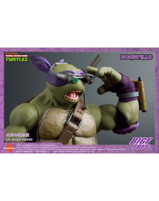 PRE ORDER – 1/6 TMNT DONATELLO 40TH ANNIVERSARY EDITION ACTION FIGURE BIGF-003