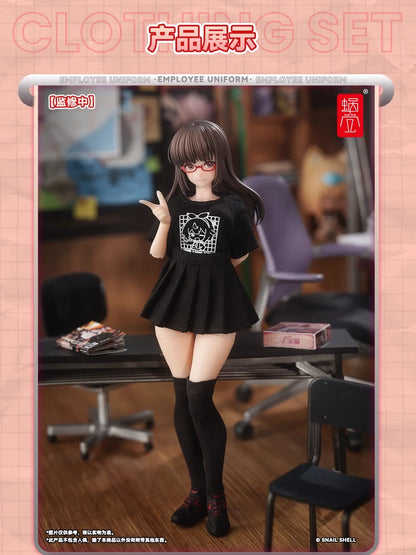 PRE ORDER – 1/12 MECHA MUSUME EMPLOYEE DRESS CODE SET BLACK EDITION