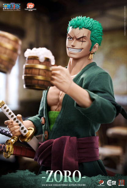 PRE ORDER – PIXEL POSES | COSMIC CREATIONS × JIMEI PALACE 1/6 ONE PIECE RORONOA ZORO ACTION FIGURE OVERSEAS VERSION PP-200595 STANDARD EDITION