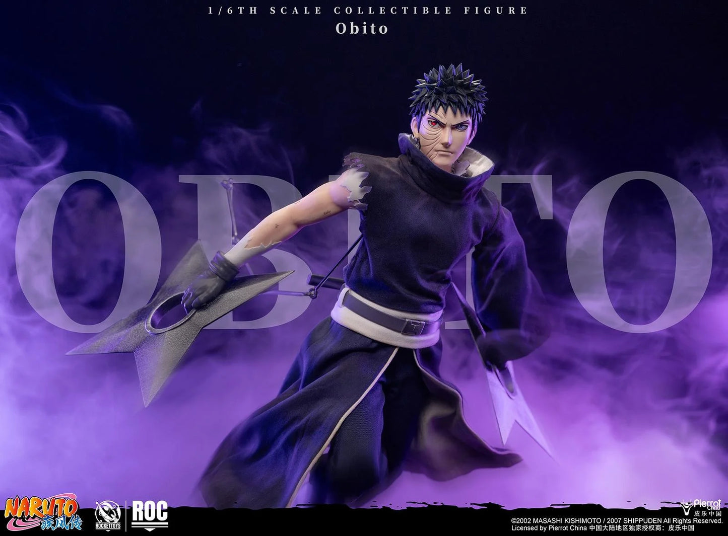 PRE ORDER – ROCKETTOYS ROC-022 1/6 NARUTO SHIPPUDEN OBITO