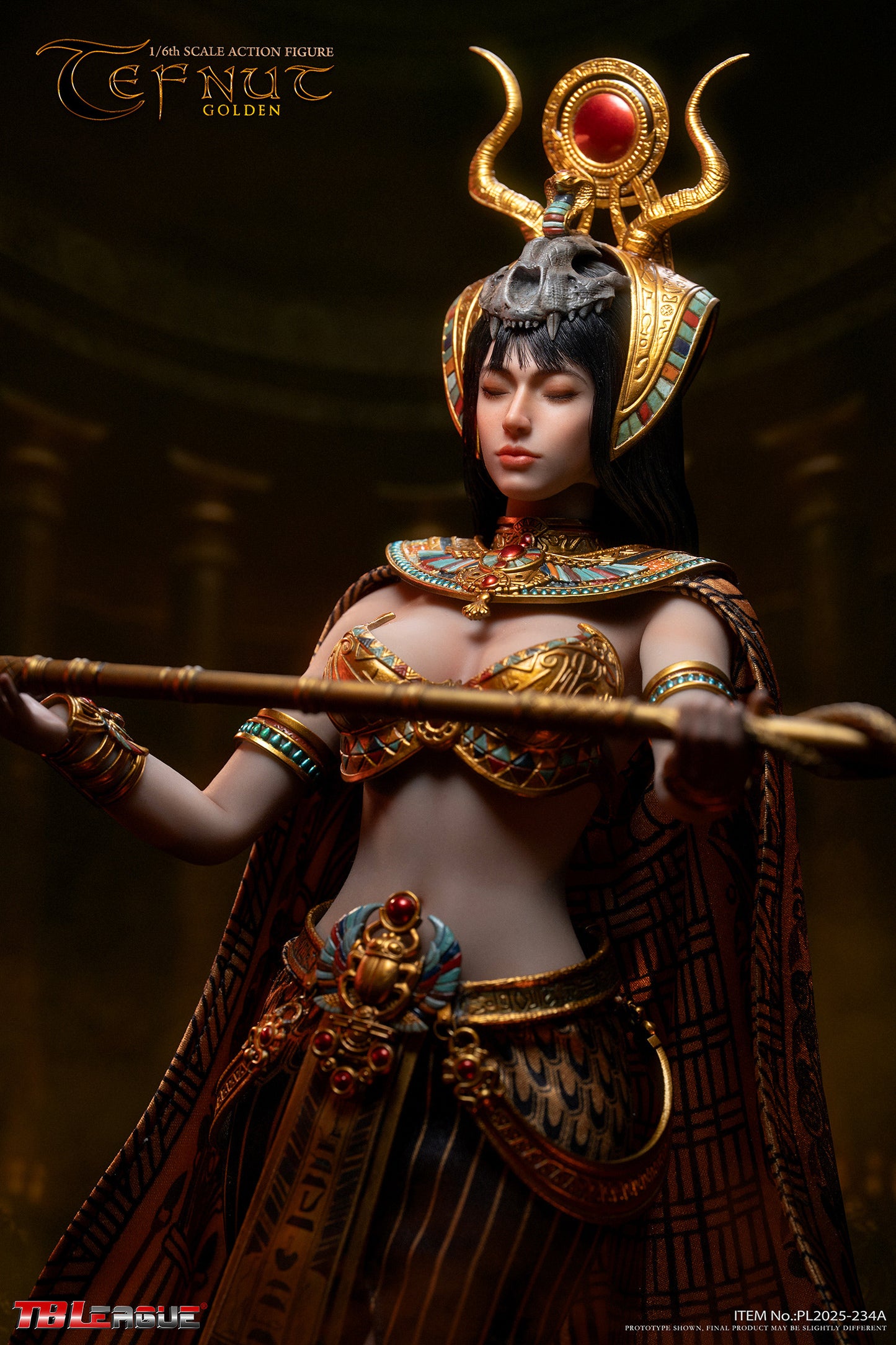 PRE ORDER – TBLEAGUE 1/6 EGYPTIAN GODS: TEFNUT (GOLDEN) PL2025-234A