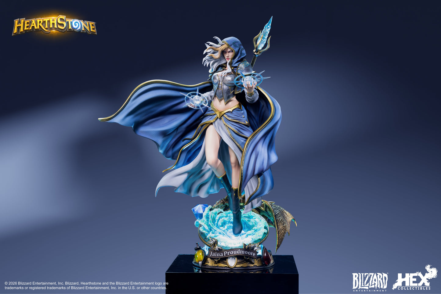 PRE ORDER – 1/6 HEX COLLECTIBLES X BLIZZARD GAMES HEARTHSTONE JAINA PROUDMOORE STATUE HEXHS13