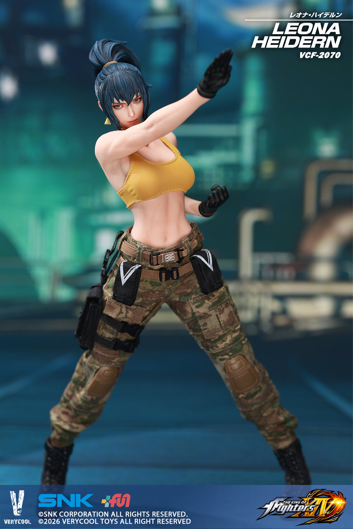 PRE ORDER – 1/6 THE KING OF FIGHTERS XIV LEONA HEIDERN SNK OFFICIALLY LICENSED ACTION FIGURE