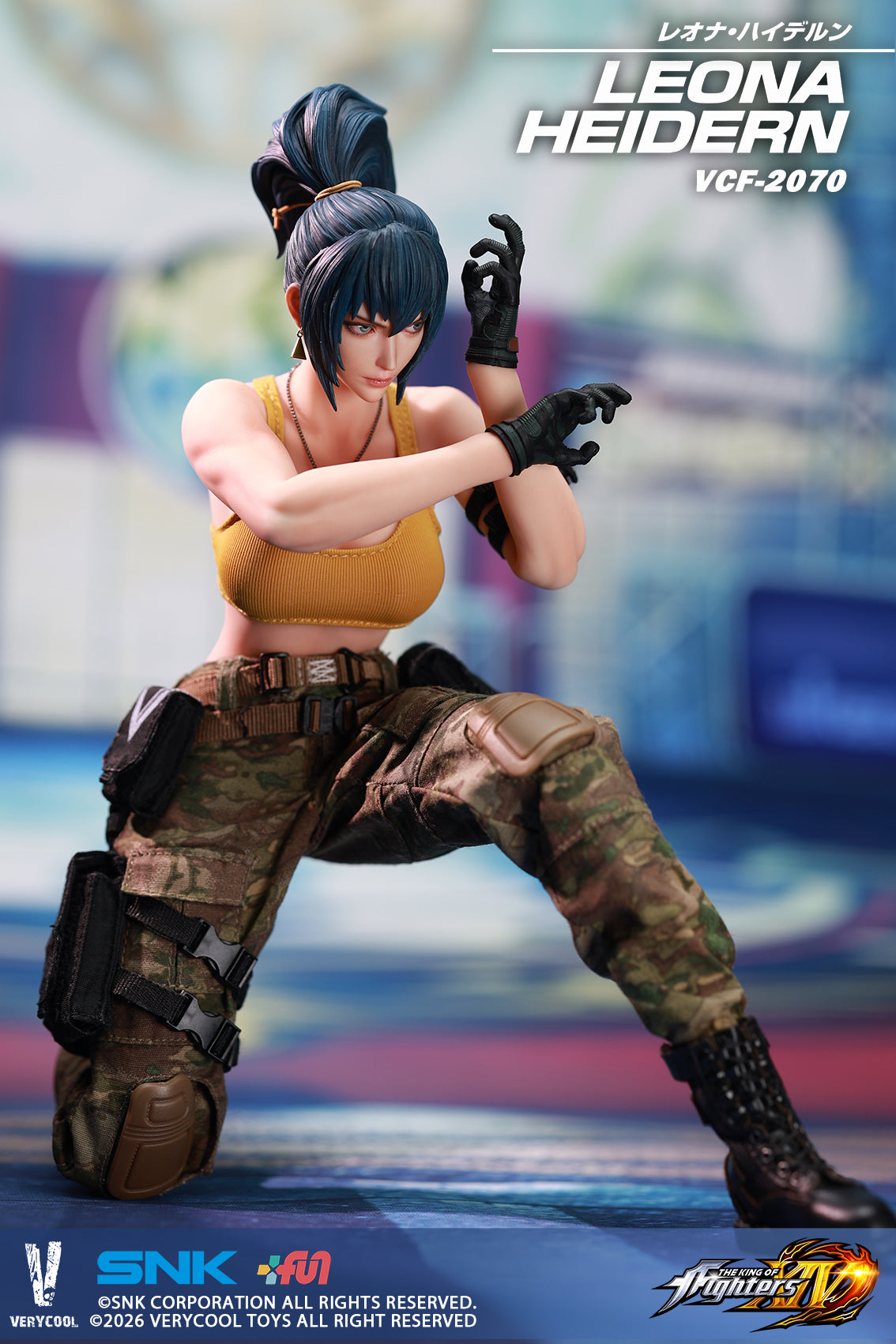PRE ORDER – 1/6 THE KING OF FIGHTERS XIV LEONA HEIDERN SNK OFFICIALLY LICENSED ACTION FIGURE