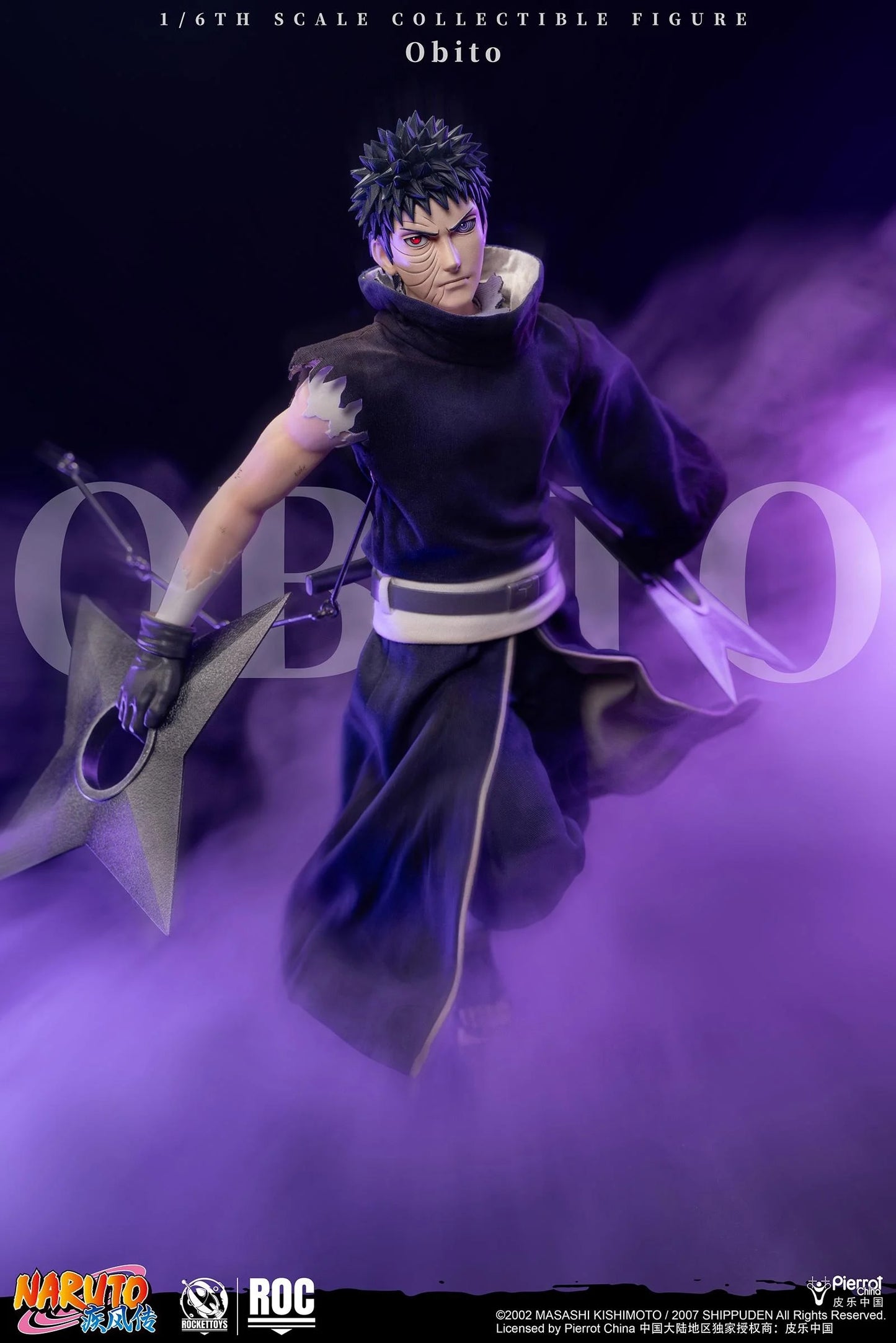 PRE ORDER – ROCKETTOYS ROC-022 1/6 NARUTO SHIPPUDEN OBITO