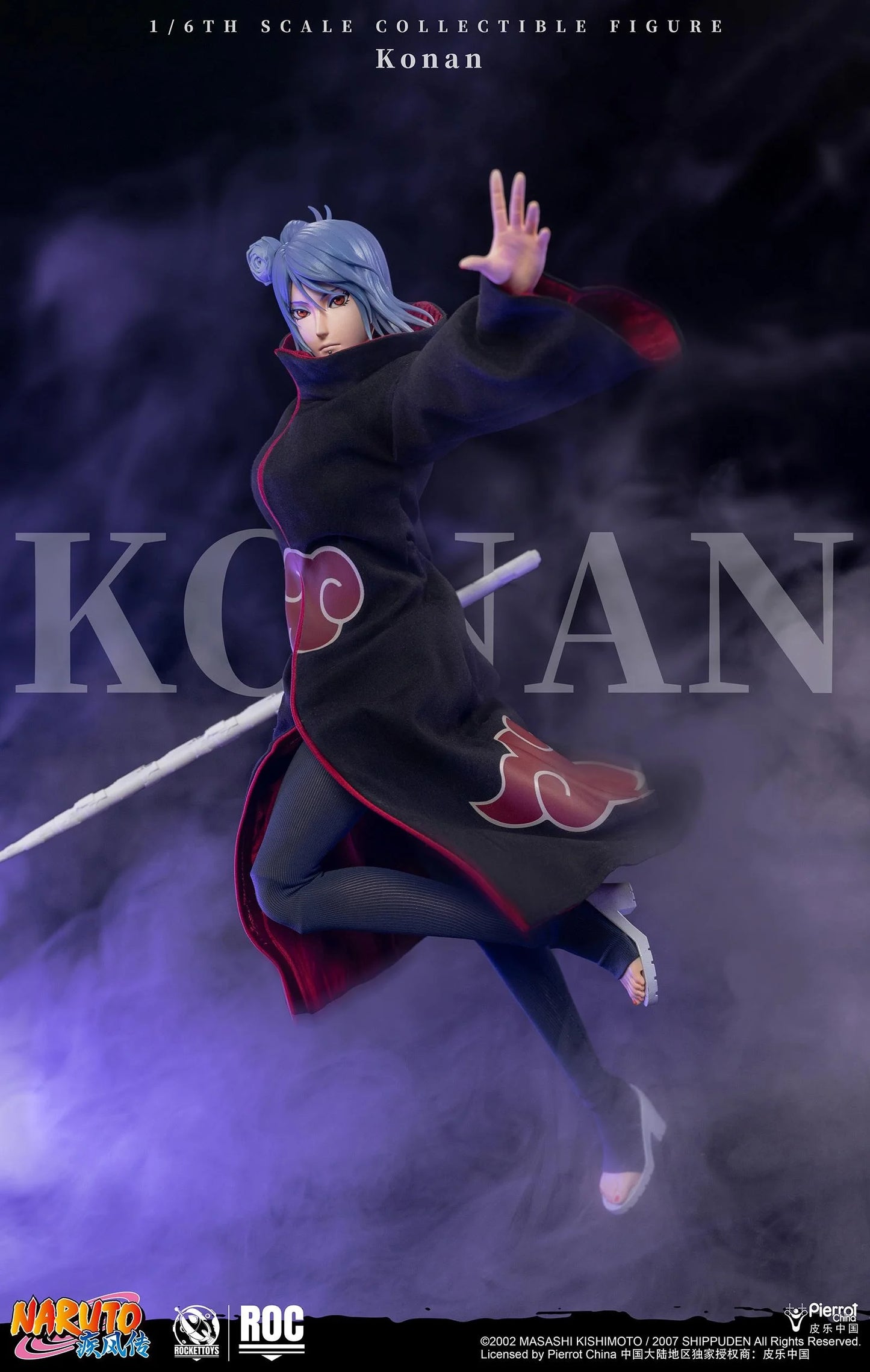 PRE ORDER – ROCKETTOYS ROC-023 1/6 NARUTO SHIPPUDEN KONAN