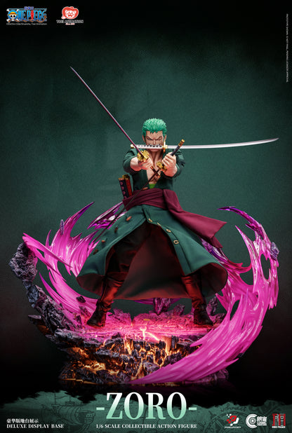 PRE ORDER – PIXEL POSES | COSMIC CREATIONS × JIMEI PALACE 1/6 ONE PIECE RORONOA ZORO ACTION FIGURE OVERSEAS VERSION PP-200595 DELUXE EDITION