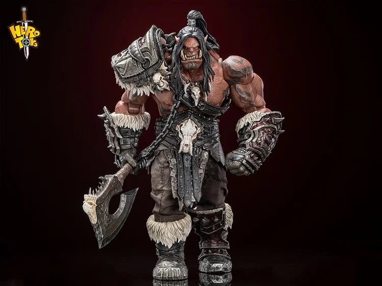 PRE ORDER – 1/10 WORLD OF WARCRAFT - TRIBAL BATTLE SONG - WAR CHIEF - GROMMASH HELLSCREAM ACTION FIGURE