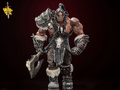 PRE ORDER – 1/10 WORLD OF WARCRAFT - TRIBAL BATTLE SONG - WAR CHIEF - GROMMASH HELLSCREAM ACTION FIGURE