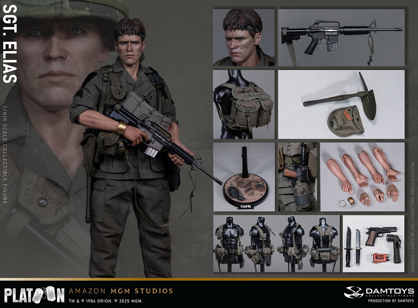 PRE ORDER – 1/6 PLATOON SERGEANT ELIAS ACTION FIGURE NO.DMS047