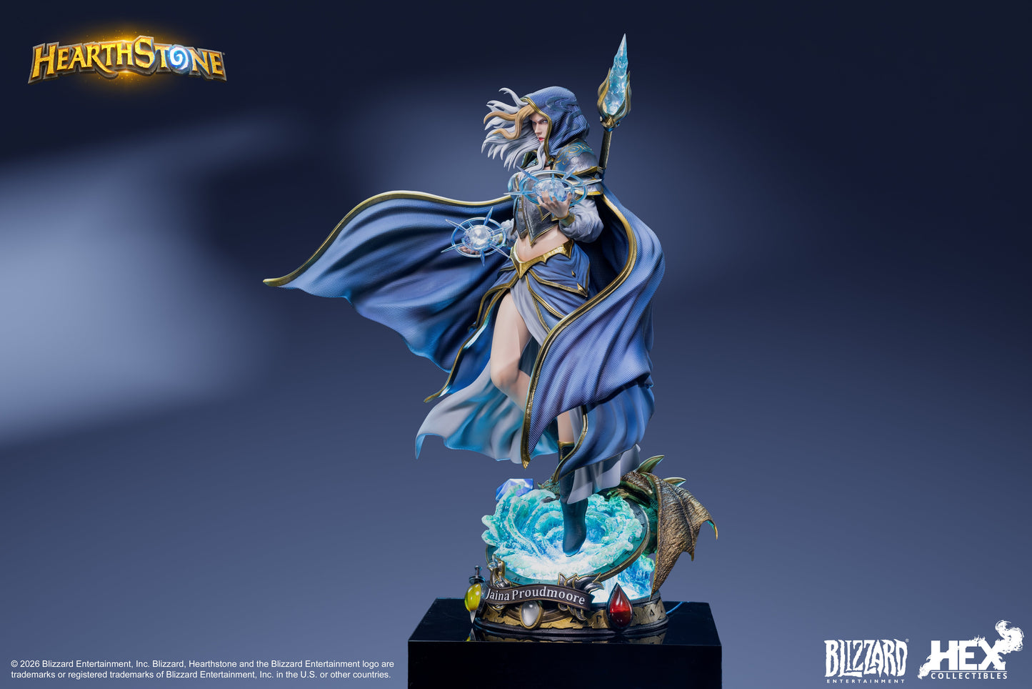 PRE ORDER – 1/6 HEX COLLECTIBLES X BLIZZARD GAMES HEARTHSTONE JAINA PROUDMOORE STATUE HEXHS13