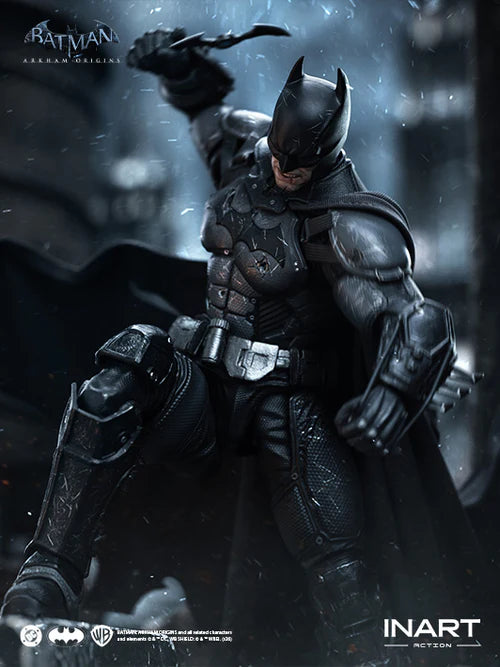PRE ORDER – BATMAN: ARKHAM ORIGINS – BATMAN (BATTLE DAMAGED VERSION) ACTION FIGURE