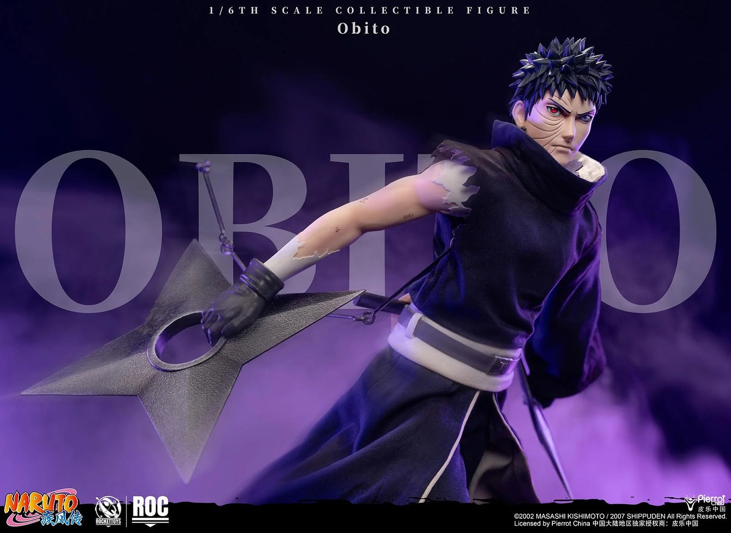 PRE ORDER – ROCKETTOYS ROC-022 1/6 NARUTO SHIPPUDEN OBITO