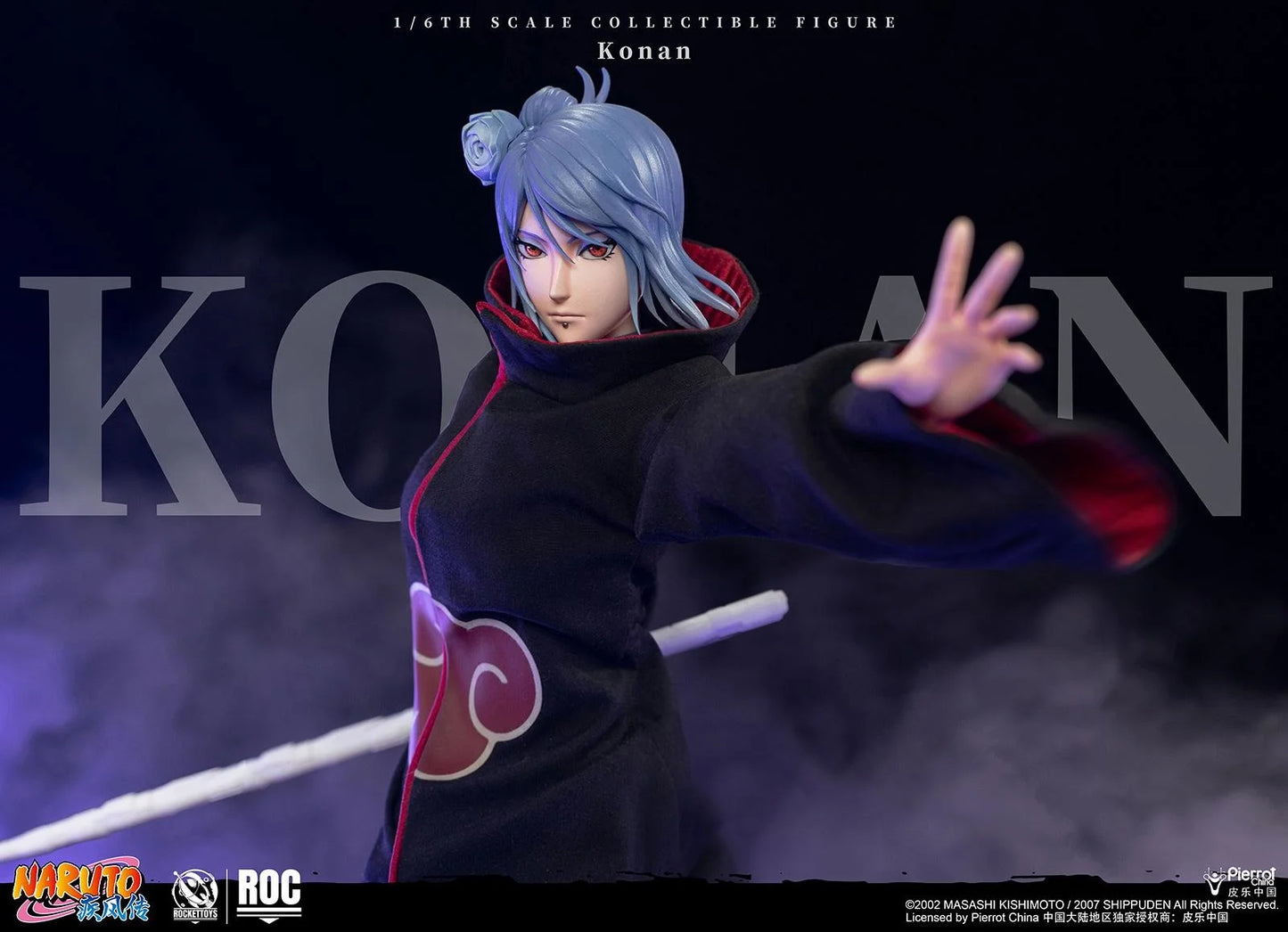 PRE ORDER – ROCKETTOYS ROC-023 1/6 NARUTO SHIPPUDEN KONAN