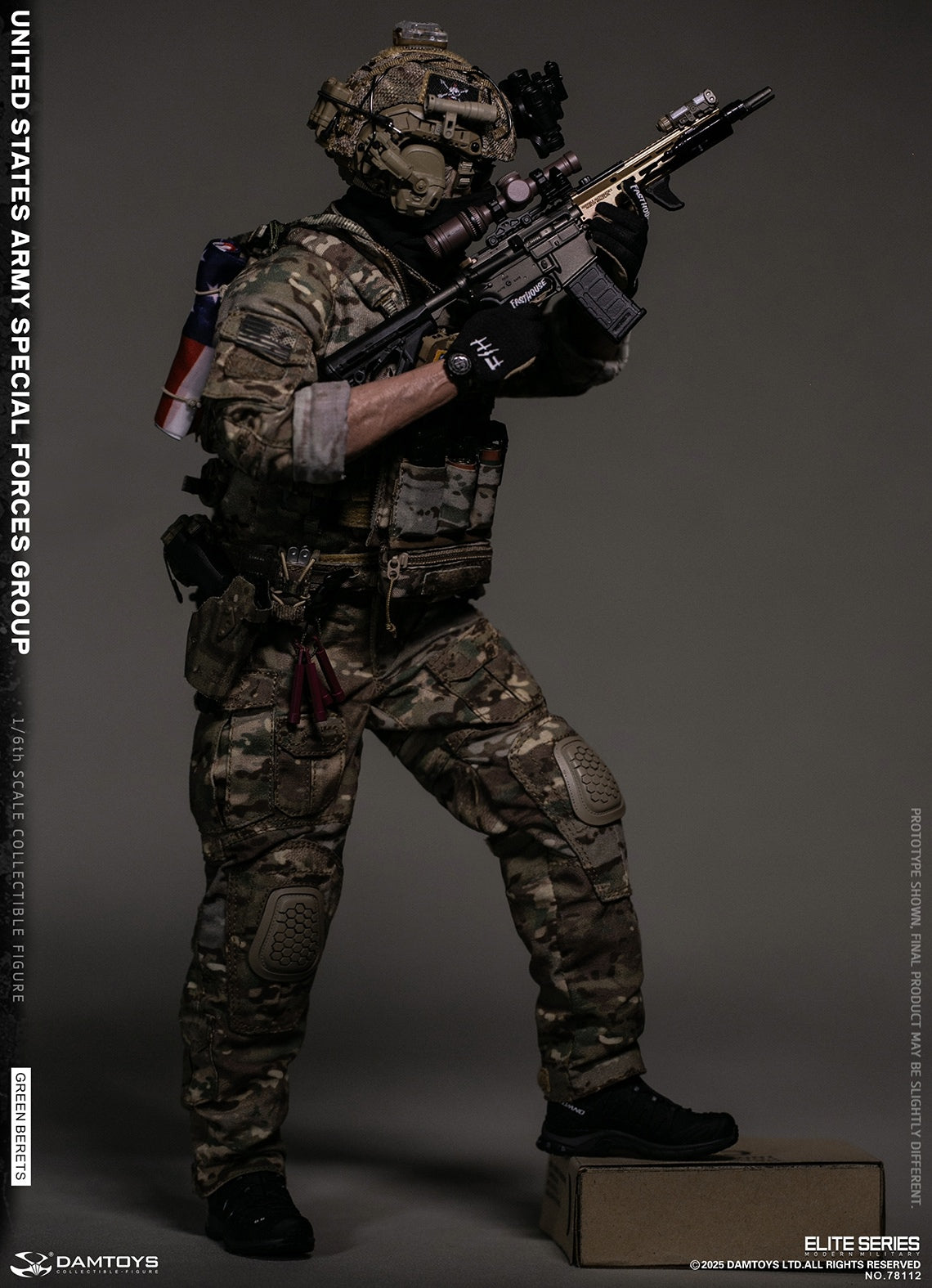 PRE ORDER – 1/6 U.S. ARMY SPECIAL FORCES GROUP GREEN BERETS ACTION FIGURE 78112