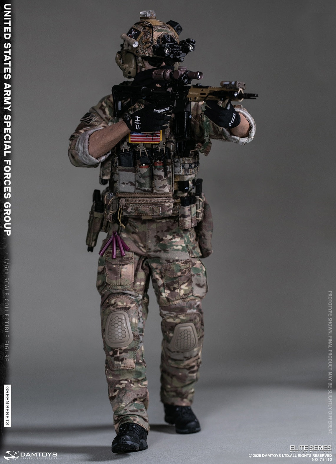 PRE ORDER – 1/6 U.S. ARMY SPECIAL FORCES GROUP GREEN BERETS ACTION FIGURE 78112