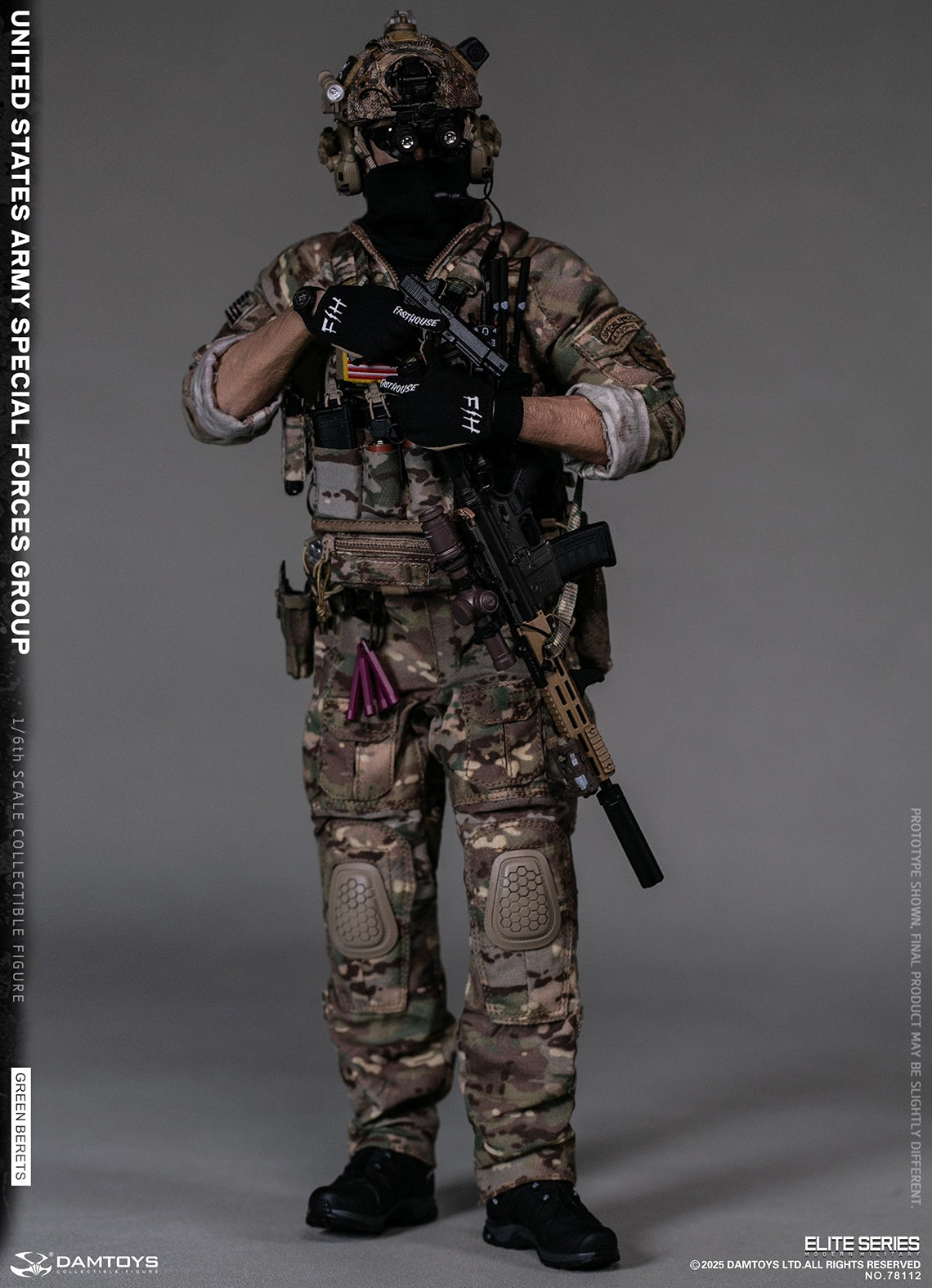 PRE ORDER – 1/6 U.S. ARMY SPECIAL FORCES GROUP GREEN BERETS ACTION FIGURE 78112