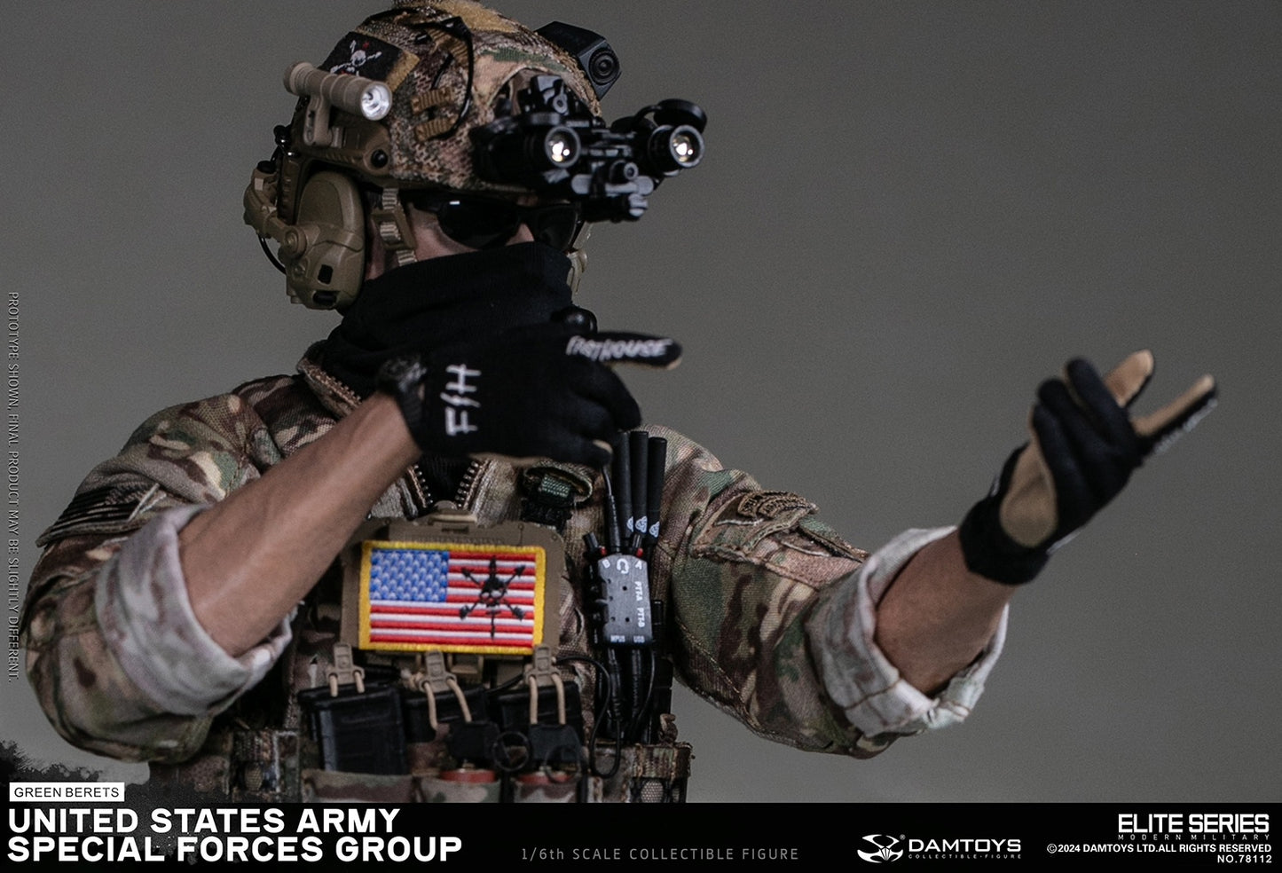 PRE ORDER – 1/6 U.S. ARMY SPECIAL FORCES GROUP GREEN BERETS ACTION FIGURE 78112